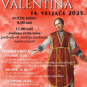 Proslava blagdana sv. Valentina u Konjščini